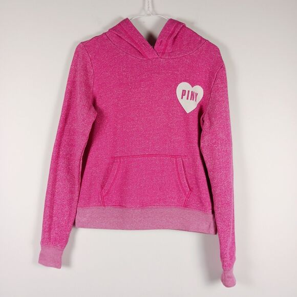 Victoria's Secret Tops - PINK victoria secret hoodie size XS pink